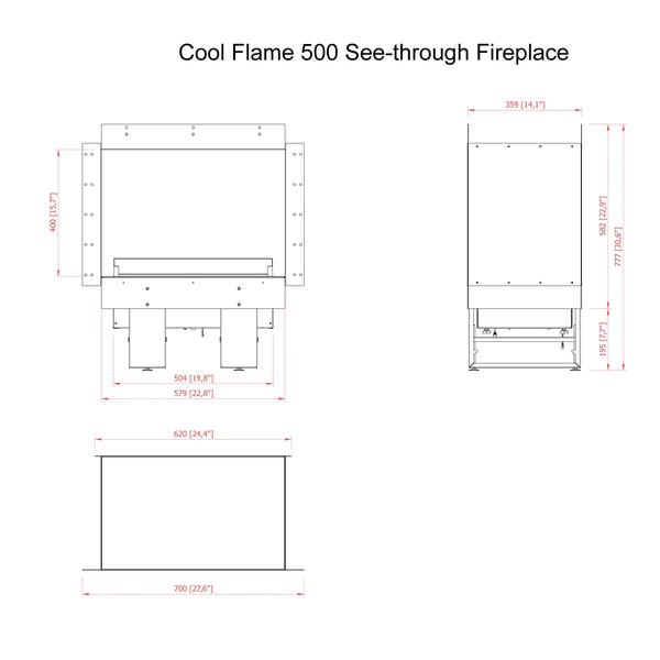 Cool Flame 500 Room Divider