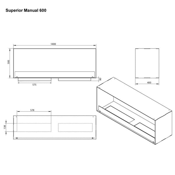 Foco Two 1400 Dupla Face