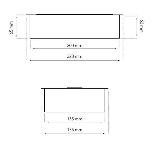 Deluxe Queimador de Bioetanol - 2L - 32 cm