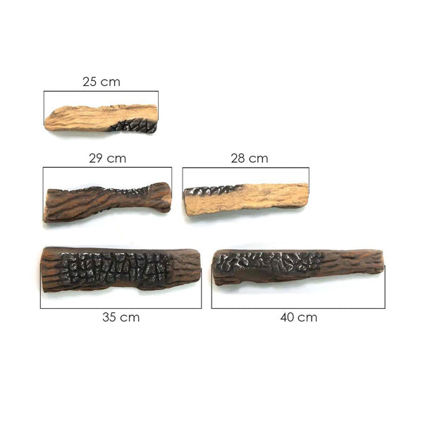 Madeira de Cerâmica 5 Unidades