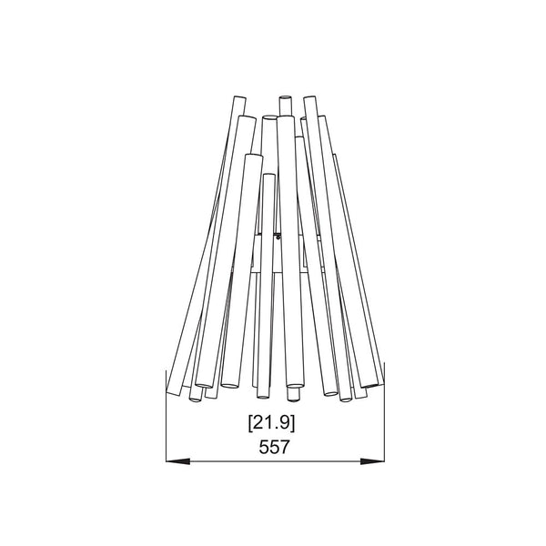 Stix Outdoor - Black Bioethanol Fireplace