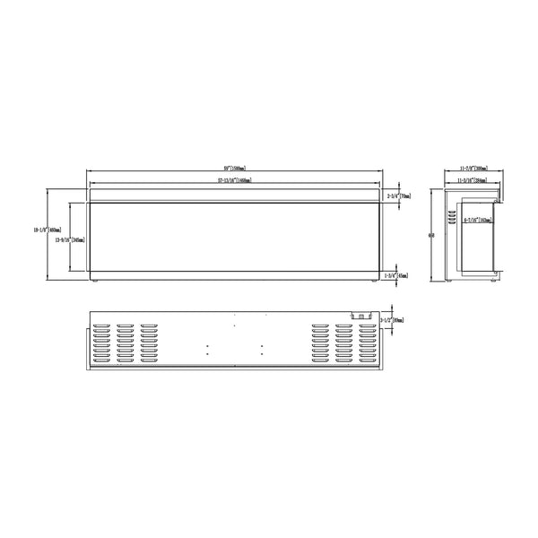 Solis 150 Recessed Electric Fireplace