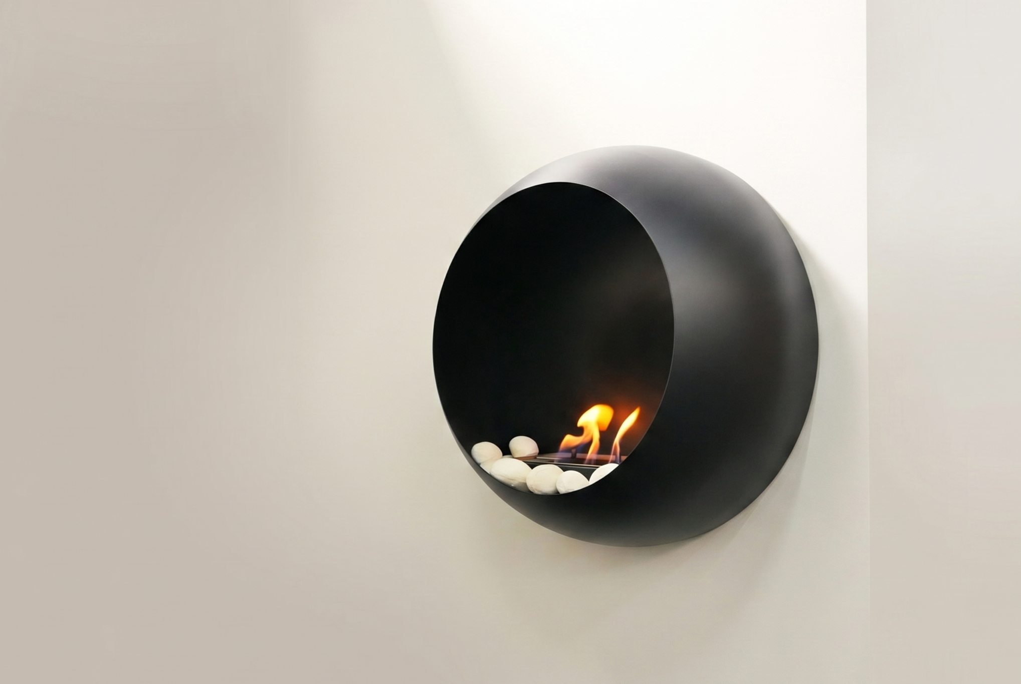 Round Bioethanol Fireplace