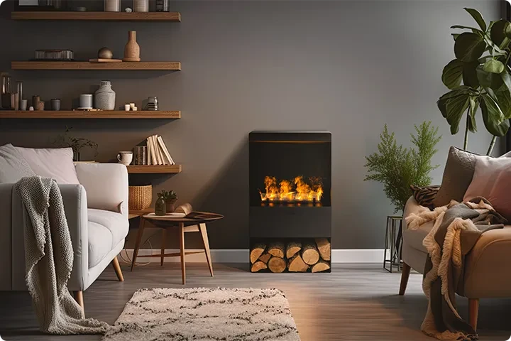 Freestanding Opti Myst Fires