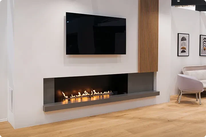 Built-in Bioethanol Fireplace Inserts