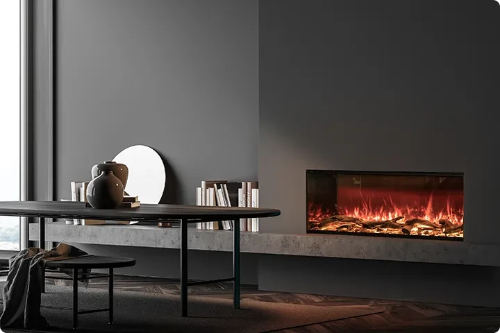 1-Sided Built-in Insert Electric Fires