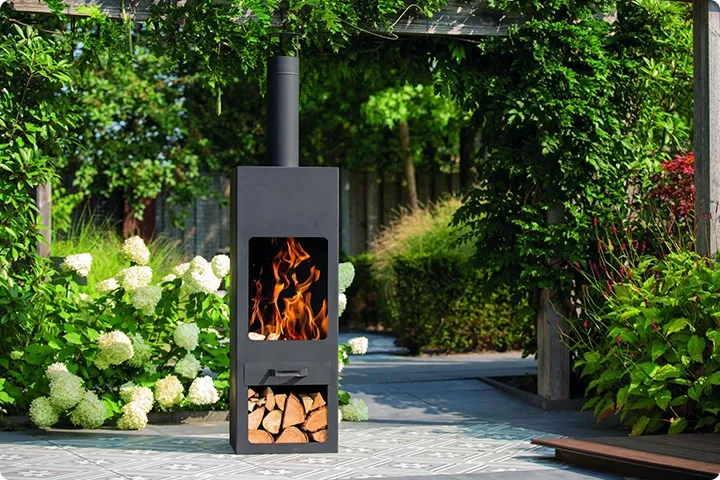 Outdoor Garden Fireplace