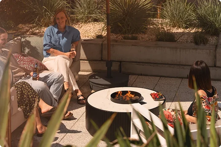Gas Fire Table