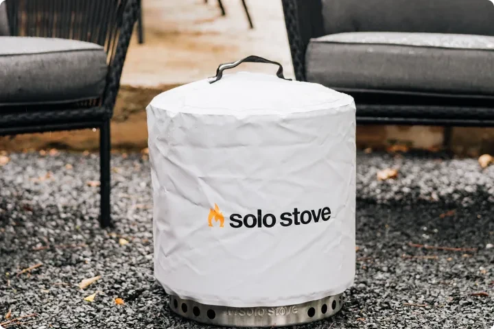 Protective covers for firepits and garden fireplaces