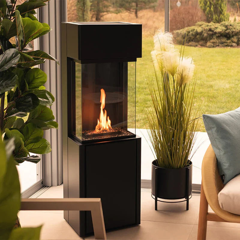 Bioethanol Fireplace With Glass