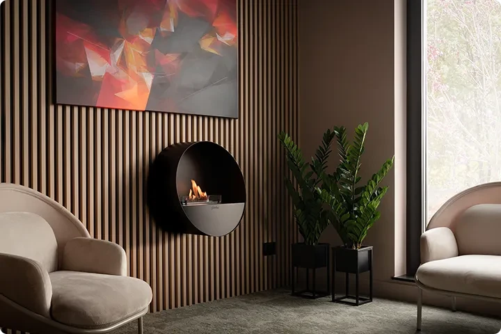 Wall Mounted Bioethanol Fireplace