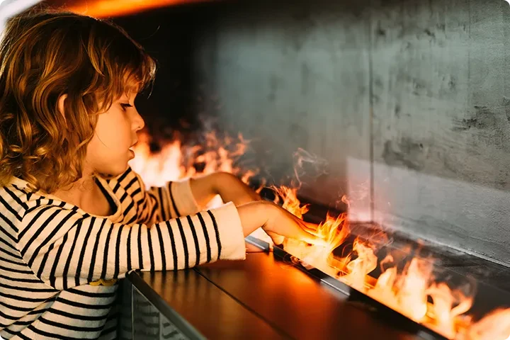 Water Vapour Fireplace Burner