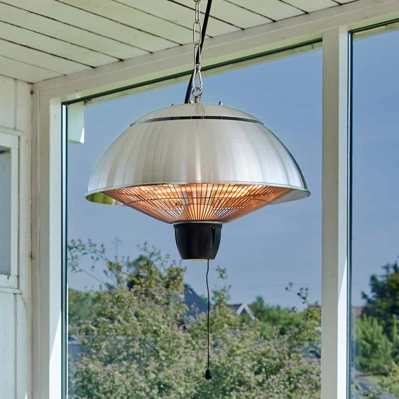 Aquecedor de Exterior Suspenso 600-1500 W, HA, Ø42 cm