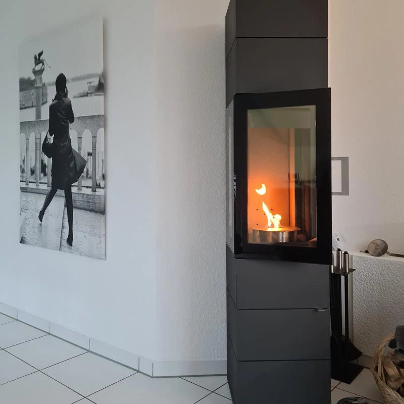 Round 2,5L Bio Burner (Ø: 19 cm)