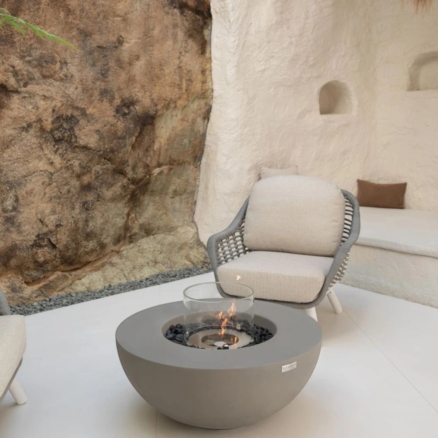 ROCA Bioethanol Fire Table – Space Grey