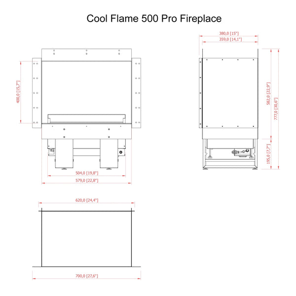 Cool Flame 500 Left Corner
