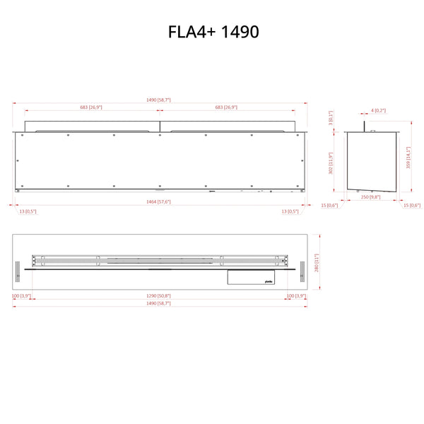 FLA4+ 1490 - Automatic Bioethanol Burner