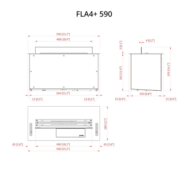 FLA4+ 590 - Automatic Bioethanol Burner