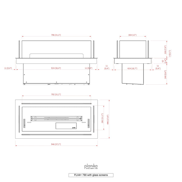 Built-in Profile 790 - FLA4/FLA4+