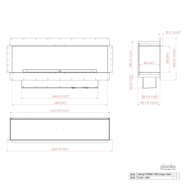 Forma 1800 Single-sided