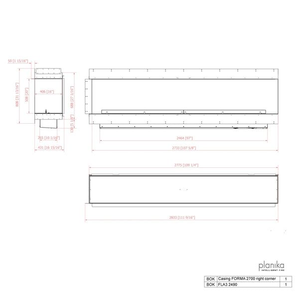 Forma 2700 Right Corner
