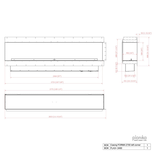 Forma 2700 Three-sided