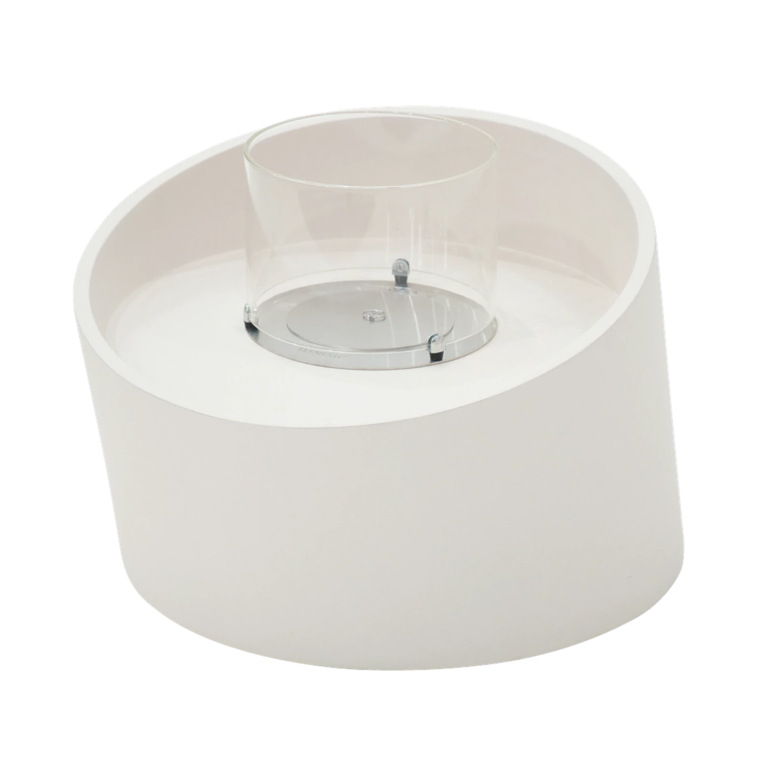 TORRE Bioethanol Fire Column – Cream White