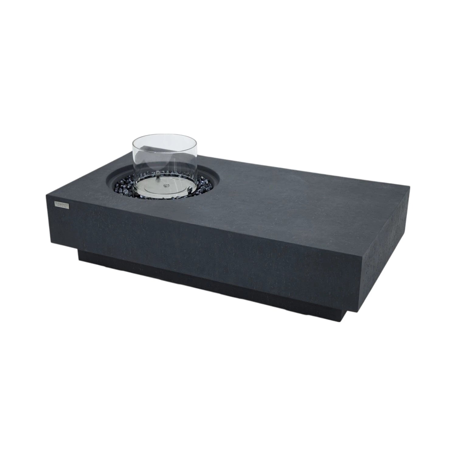 Metropolis Bioethanol Fire Table – Slate Black