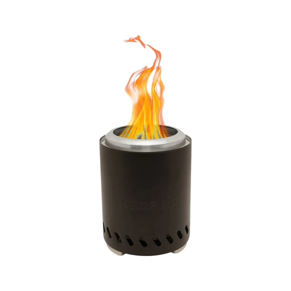 Volcano Pellet Tabletop Fire Pit Medium – Matte Black Stainless Steel
