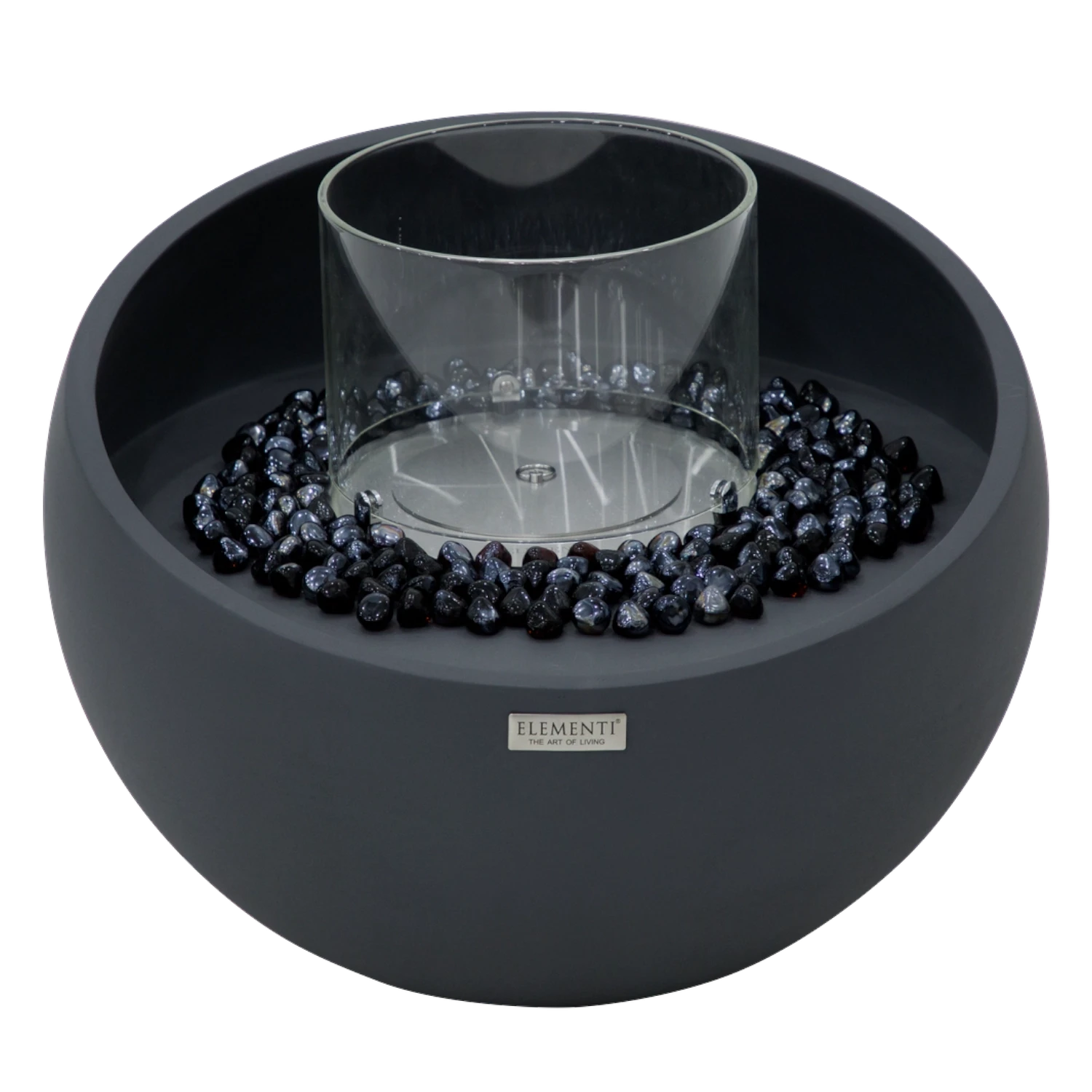 FIRENZE Taça de Fogo a Bioetanol – Preto Ardósia
