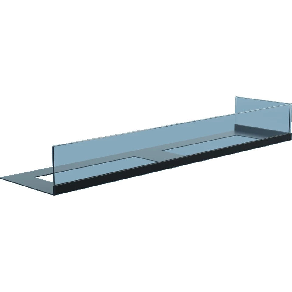 Safety Glass for Corner Bio Fireplace 90 cm (Right)
