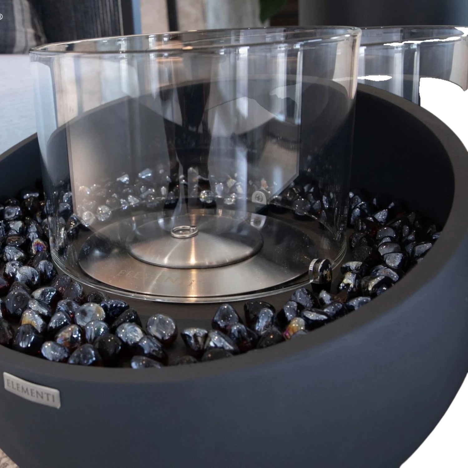 FIRENZE Taça de Bioetanol S – Preto Ardósia