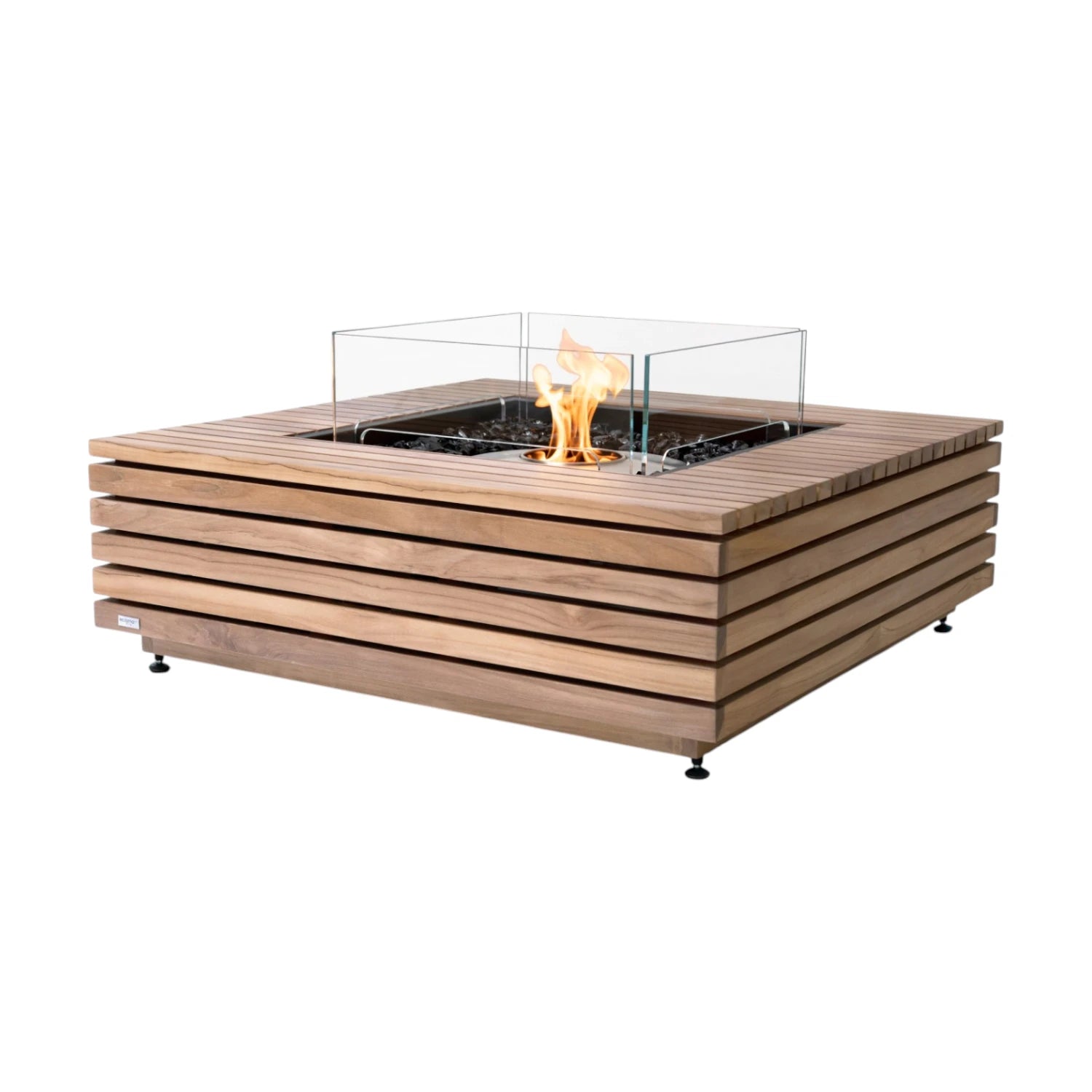 Base 40 - Teak Bioethanol Fire Pit