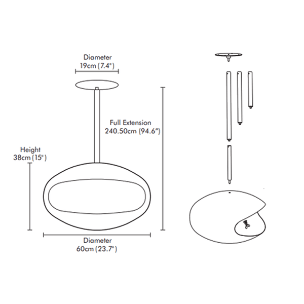 Cocoon Aeris - Matte Black with Black Rod