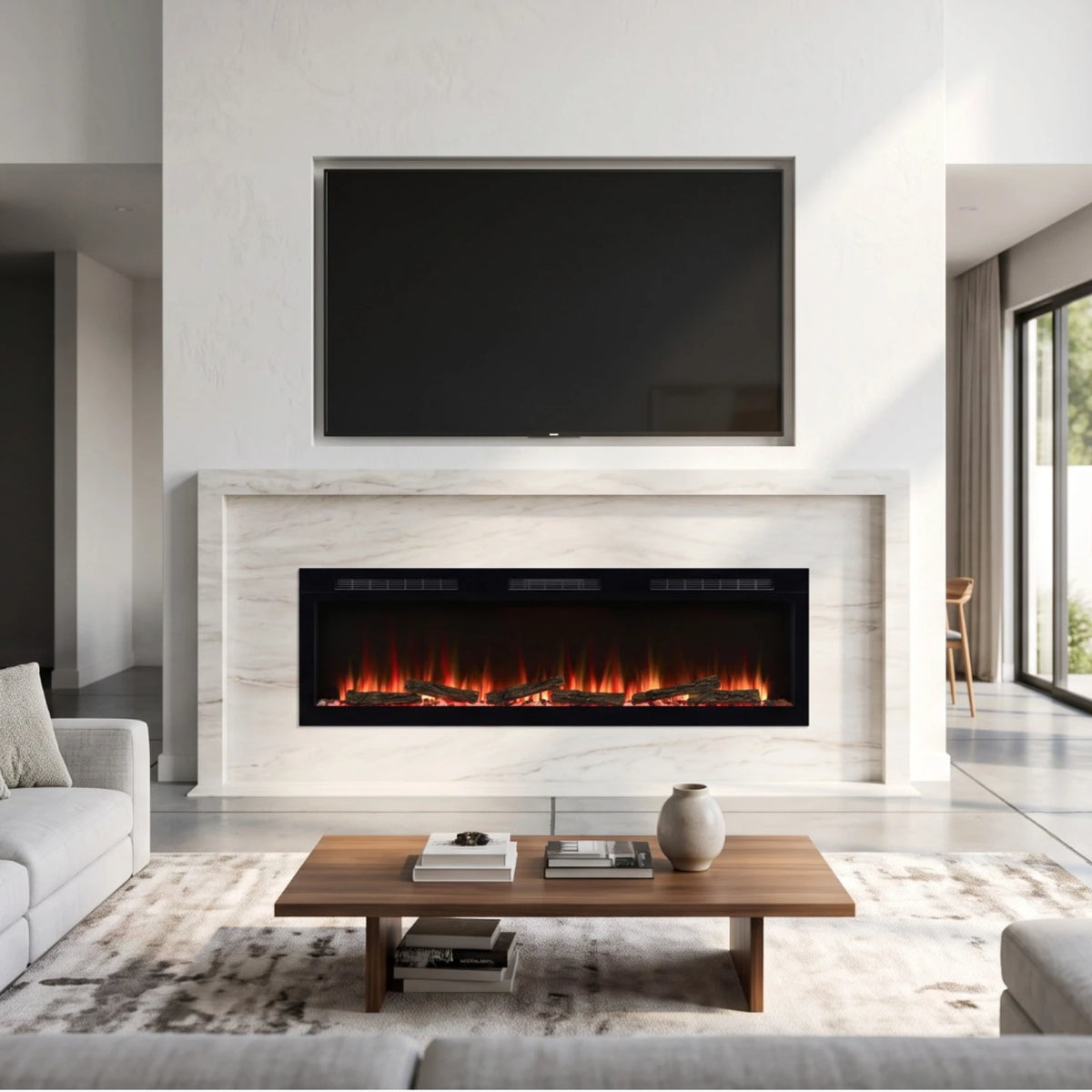 Lareira Eléctrica Sense 60 - Embutida ou de Parede