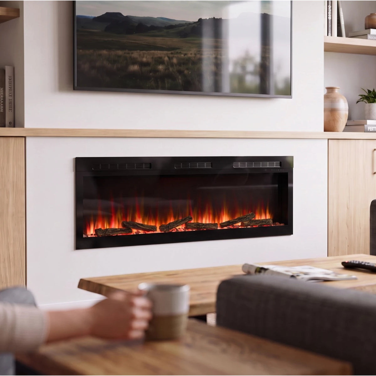 Lareira Eléctrica Sense 60 - Embutida ou de Parede