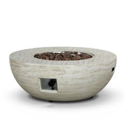 Estate Bowl 92 Travertine – Mesa Redonda de Lareira a Gás