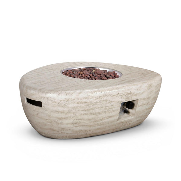 Estate Organic 107 Travertine – Mesa de Fogo a Gás Orgânica