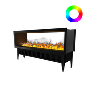 Lareira de Vapor de Água Incanto 1500 ST Multicolorida de Dupla Face