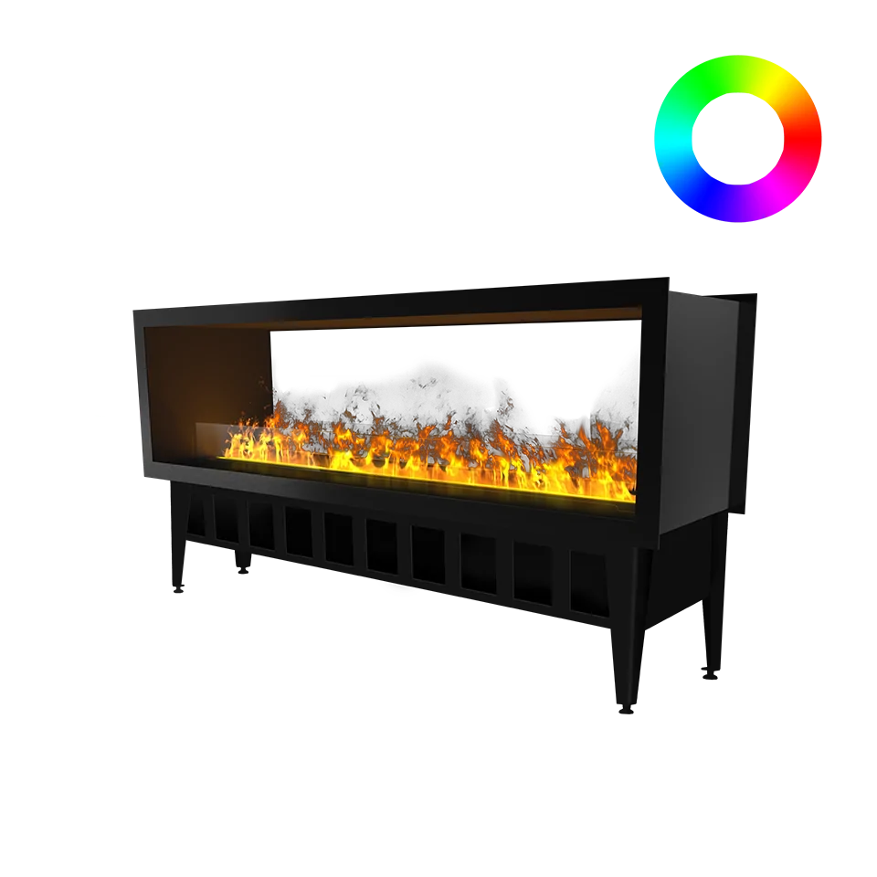 Lareira de Vapor de Água Incanto 1500 ST Multicolorida de Dupla Face