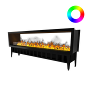 Incanto 2000 ST Multicolour See-Through Water Vapour Fireplace