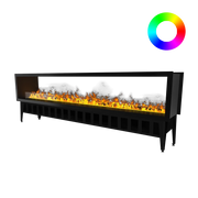 Lareira de Vapor de Água Incanto 2500 ST Multicolorida Transparente