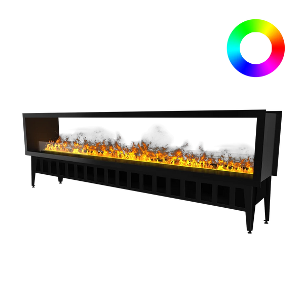 Incanto 2500 ST Multicolour See-Through Water Vapour Fireplace