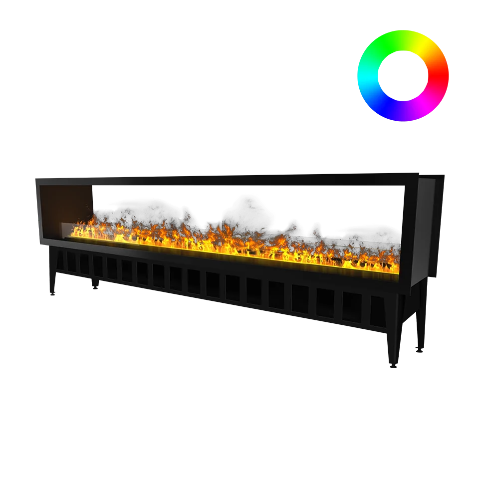 Lareira de Vapor de Água Incanto 2500 ST Multicolorida Transparente