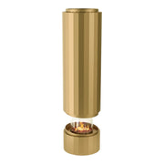 Pillar - Lareira Suspensa a Bioetanol - Dourado Metálico