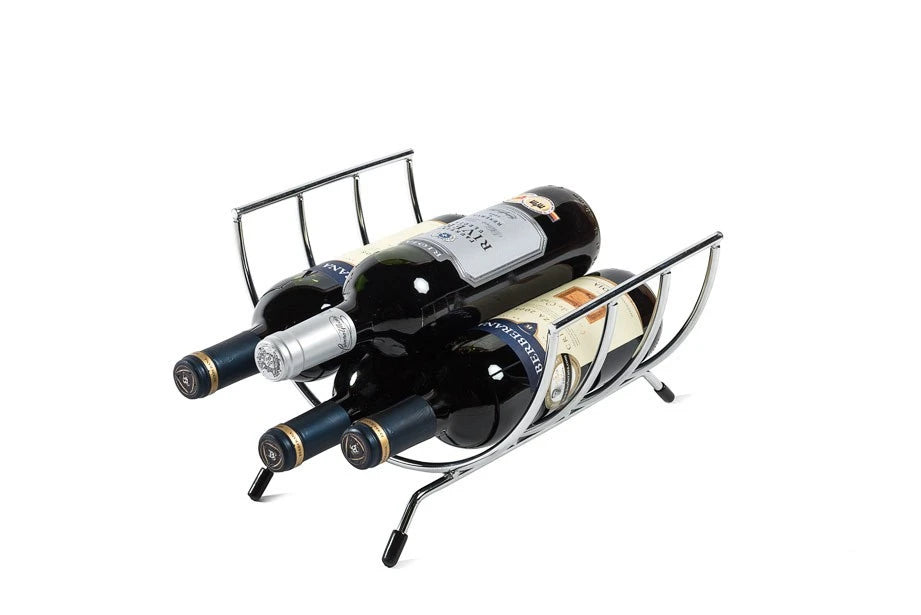 Holder for ceramic logs and wine