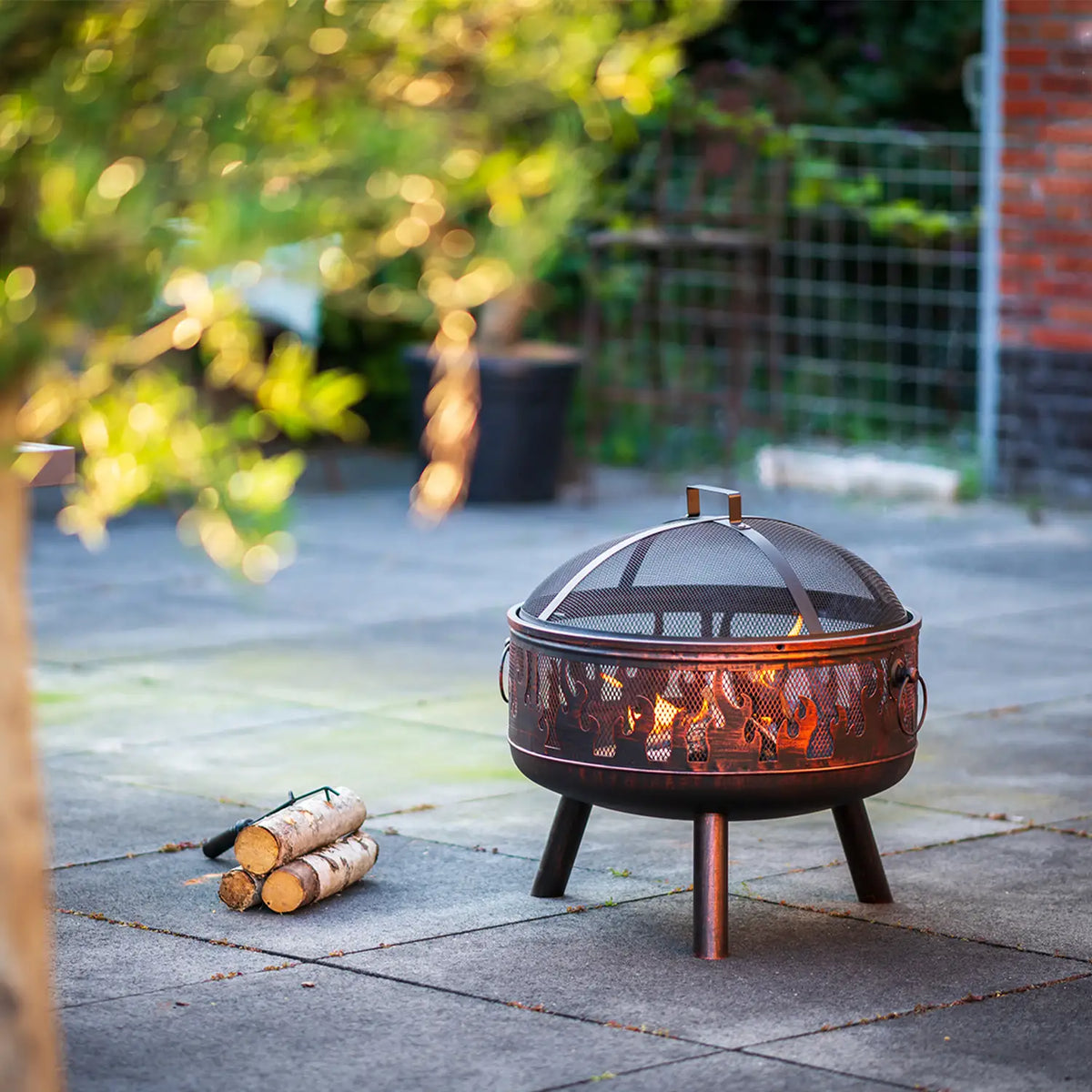 Blazer Firepit com Grelhador