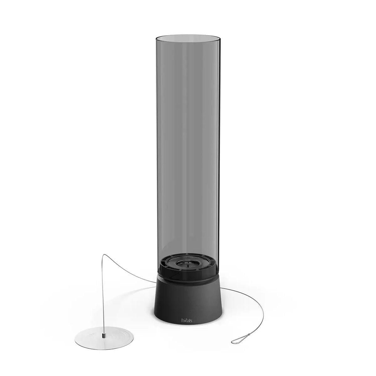 SPIN air 1500 Pedestal Fireplace all black