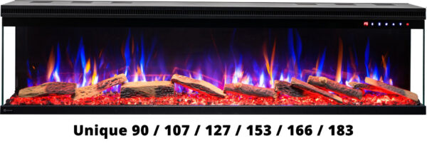 Aflamo Unique 166 cm Lareira Elétrica