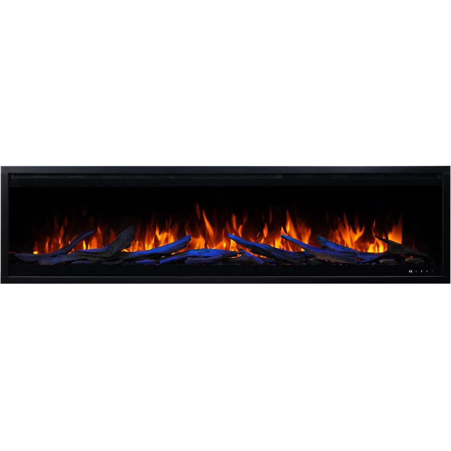 Lareira Elétrica de Parede Royal Pro - Preto - 180 cm